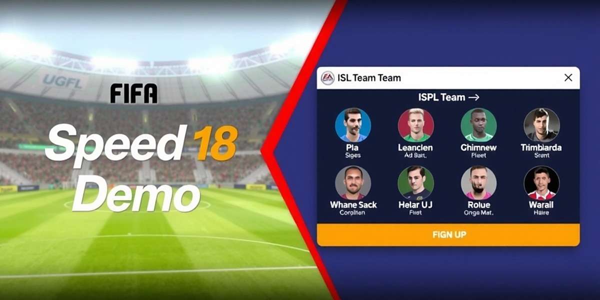 FIFA Mobile Speed Demon - ISL Teams in Hindi FIFA Mobile Speed Demon showing ISL team interface in Hindi